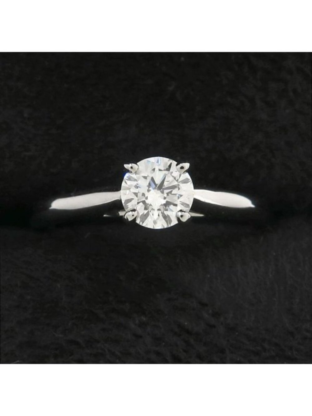 Cartier Solitaire Ring Silver
